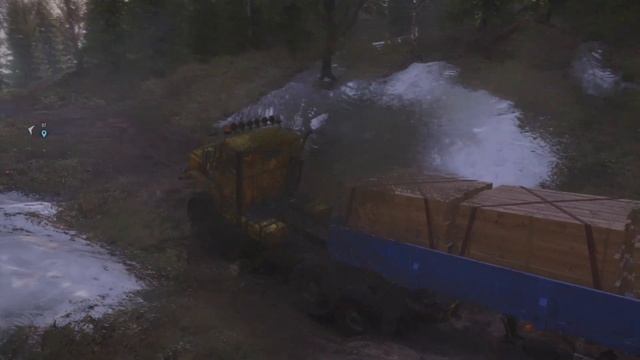 SnowRunner Штат Мэн Серия 3 Разбираем завалы смотреть онлайн