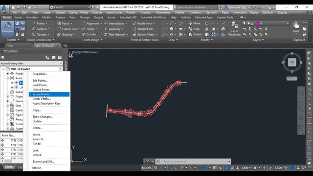How to Export Point from Autocad Civil 3D to Excel смотреть онлайн