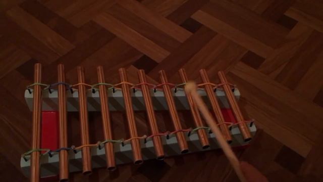 Copper pipe xylophone смотреть онлайн