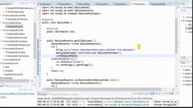 Java Rest API with Database | Part-17 | Rest API with MySql database смотреть онлайн