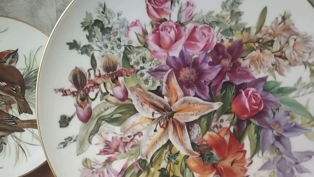 Декоративные фарфоровые тарелки) Винтаж?1 часть