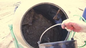 Бетономешалка РБГ-500 Гамбит. С гидроприводом, на погрузчике.