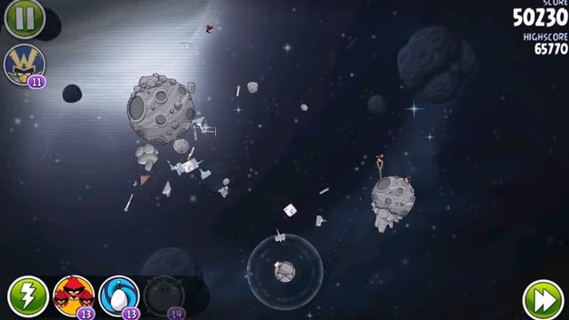Angry Birds Space Beak Impact Level M8-5 (Mirror World) смотреть онлайн