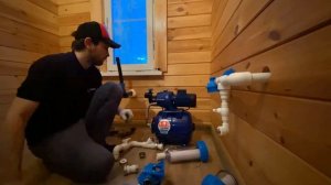 Установка насосной станции и фильтров