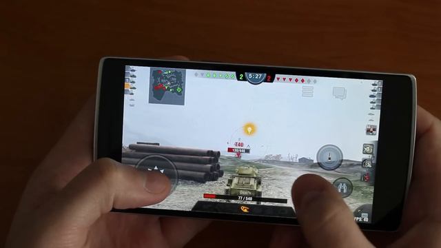 Как идет WOT Blitz на One Plus One смотреть онлайн