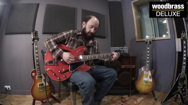 TEST GIBSON WOODBRASS DELUXE : La Gibson Custom Shop "TRINI LOPEZ" смотреть онлайн
