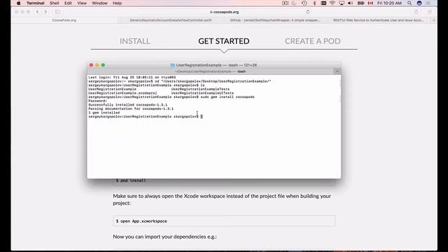 User Sign in, Sign up and Sign out in Swift - 12. Save Access Token in Keychain смотреть онлайн