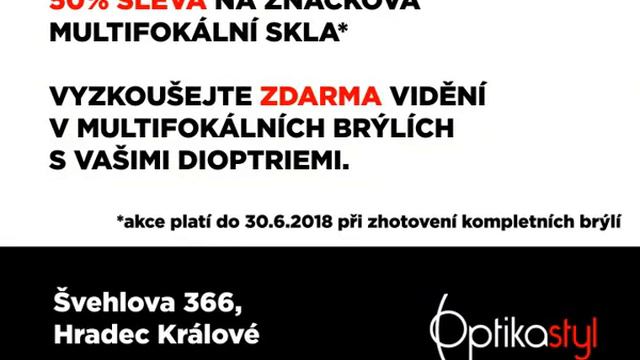 SLEVA - 50 % NA ZNAČKOVÁ MULTIFOKÁLNÍ SKLA смотреть онлайн