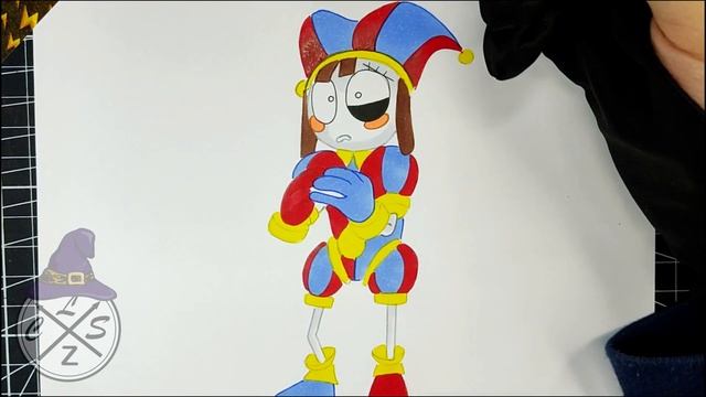 COMO DIBUJAR a POMNI de THE AMAZING DIGITAL CIRCUS | drawing THE AMAZING DIGITAL CIRCUS смотреть онлайн