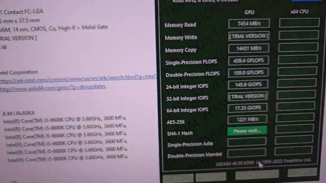 Тест процессора Intel core i5 8600K смотреть онлайн