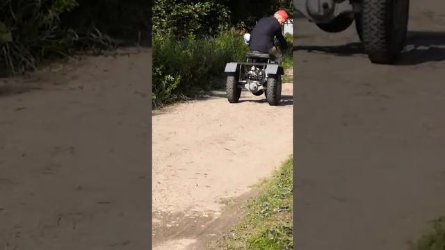 Самодельный трёхколёсный аппарат. смотреть онлайн