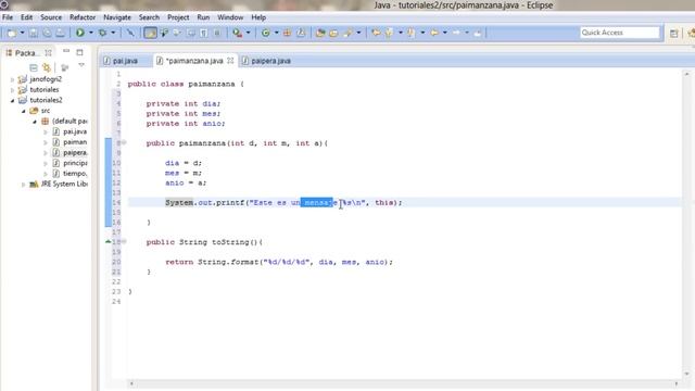 Tutoriales Java - 41 Metodo "ToString" смотреть онлайн