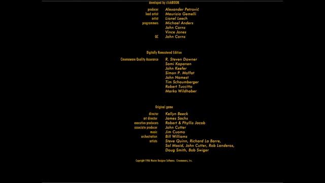 Defender Of The Crown: Digitally Remastered Collector's Edition (Credits) (Windows)