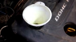 Замена масла в KIA Cerato (КИА Черато (Церато)) с промывкой масляной системы