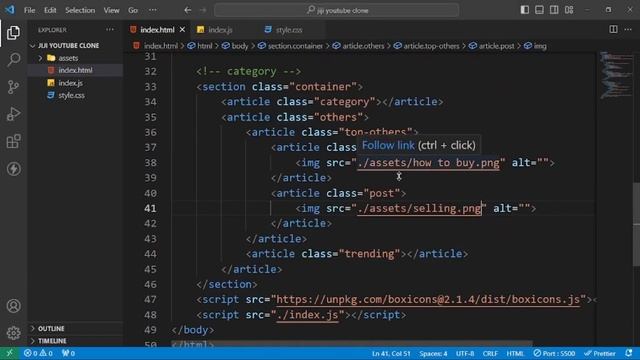 Building JiJi Classified Website Clone: HTML, CSS, and JavaScript Tutorial смотреть онлайн