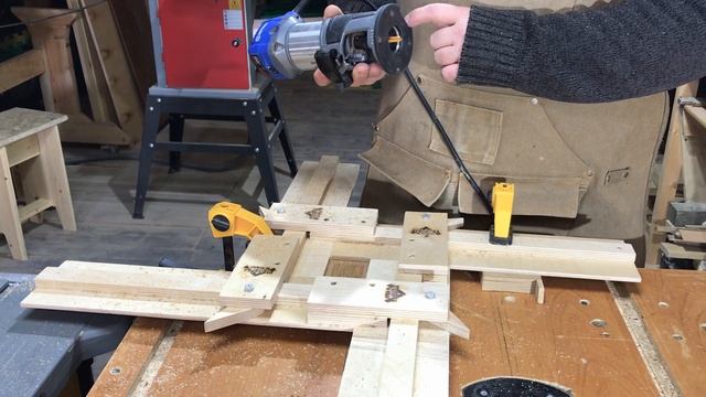 Шаблон из фанеры для ручного фрезера. смотреть онлайн