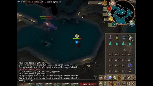 Runescape Slayer Guide - Mithril Dragons (with Range) [HD] смотреть онлайн