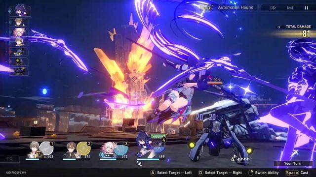 Seele Ultimate and Skill Animations - Honkai Star Rail 5 star character смотреть онлайн
