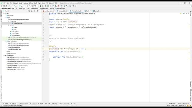 Hilt Module and Bind Annotation смотреть онлайн
