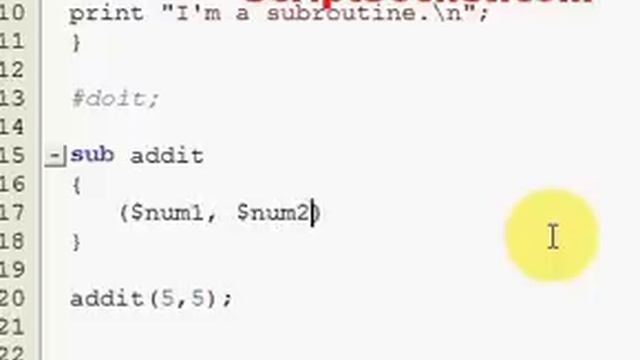 Perl Tutorial 88 - Declaring Subroutines смотреть онлайн