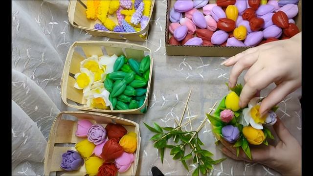 Собираю новый букет из мыла "Дыхание весны" смотреть онлайн