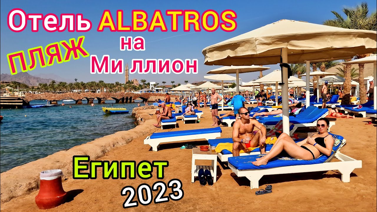 Идеальный ПЛЯЖ отеля Albatros в БЕЗВЕТРЕННОЙ бухте Эль Майя, Шарм-эль-Шейх Египет 2023 смотреть онлайн