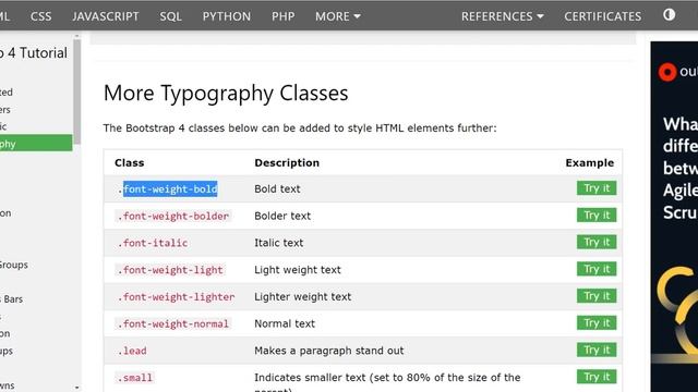 5 Bootstrap Typography Classes смотреть онлайн