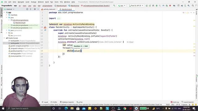 Progress Bar in Android Studio смотреть онлайн