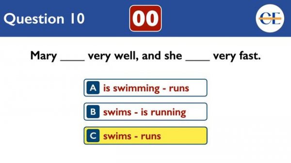 Present Simple vs Present Continuous Quiz | English Grammar | Grammar Test | Level Beginner
