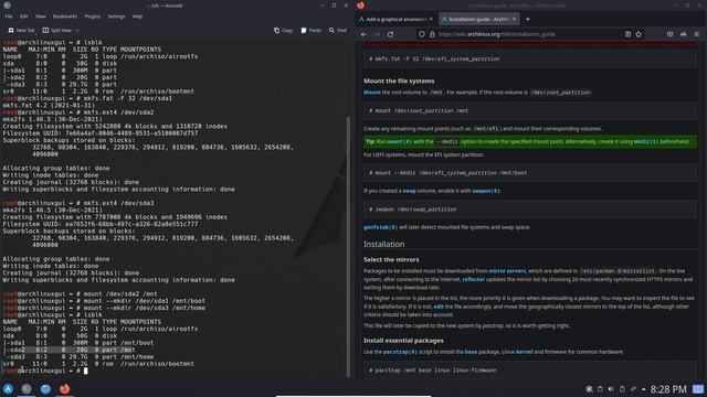 How to install Arch Linux July 2022 (official wiki method) смотреть онлайн