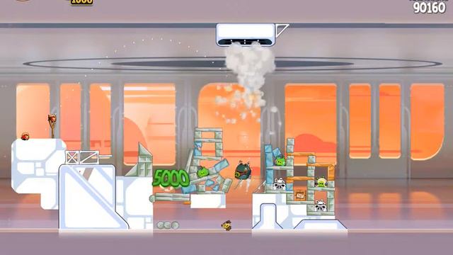 Angry Birds Star Wars B-3 Boba Fett Missions 3 Star Walkthrough смотреть онлайн
