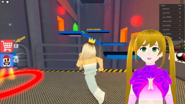 ПОБЕГ КОРОЛЕВЫ РОБЛОКСА от МИСТЕРА ПОПА в РОБЛОКС!!! Roblox смотреть онлайн