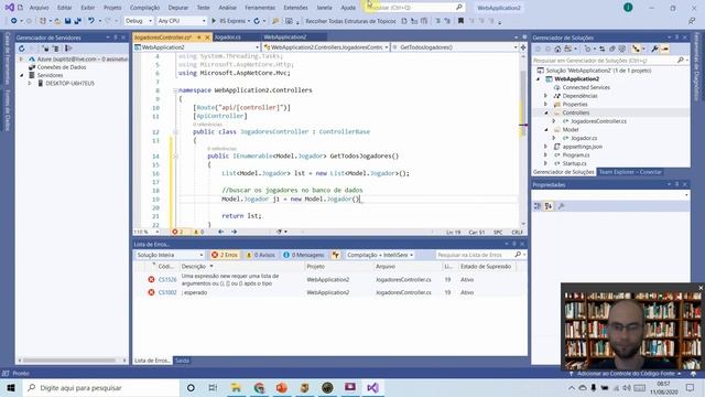 Criando um Web Service com Json no Visual Studio seguindo o padrão MVC смотреть онлайн