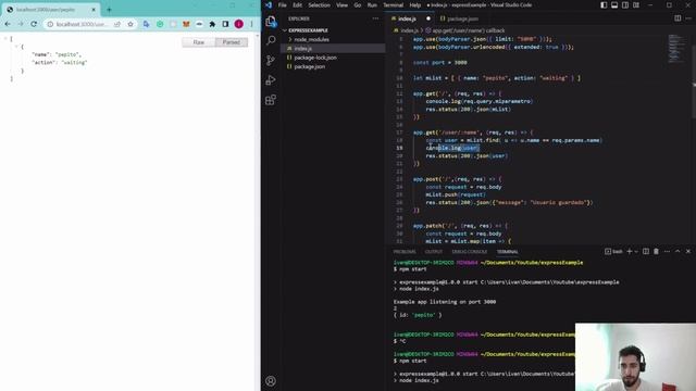 Tutorial en Español Middlewares & Configuración Babel con Express NodeJs - Parte 3 смотреть онлайн