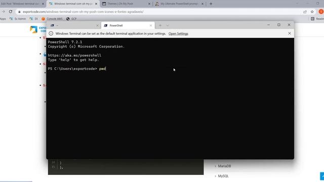 Windows Terminal Tunning com Oh My Posh смотреть онлайн