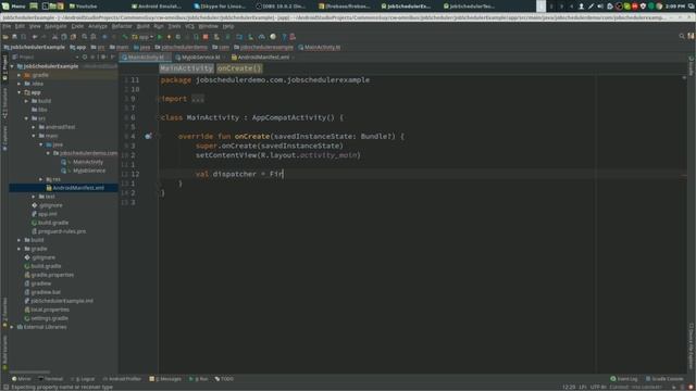 Android Kotlin Tutorial - JobScheduler With Firebase JobDispatcher смотреть онлайн