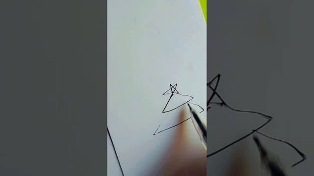 Challenge Draw A Christmas Tree In 10 Second Artist Challenge.......