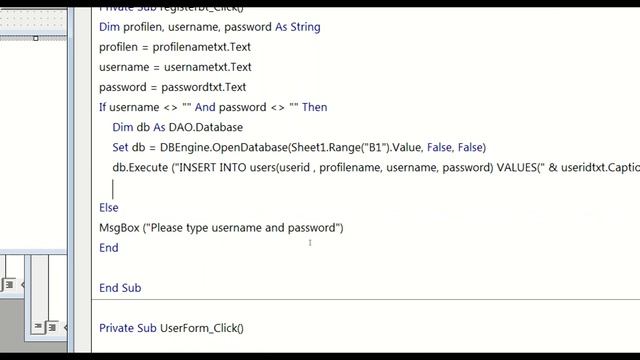 SQL insert into AND Register by Macro смотреть онлайн