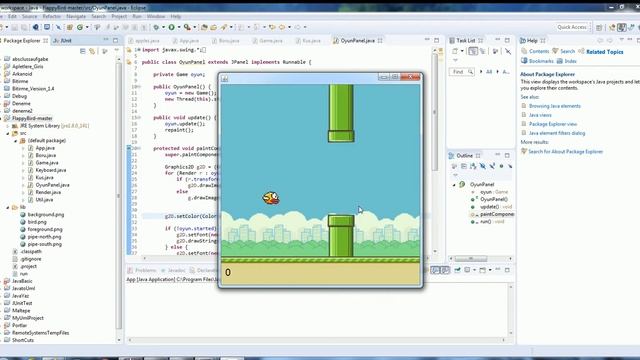 Flappy Bird with Source Code смотреть онлайн
