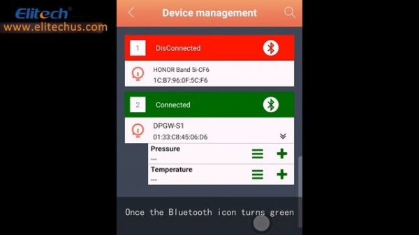 Elitech PT-500&PT-800 Wireless HVAC Digital Manifold Gauge Set with Removable Temperature Clip