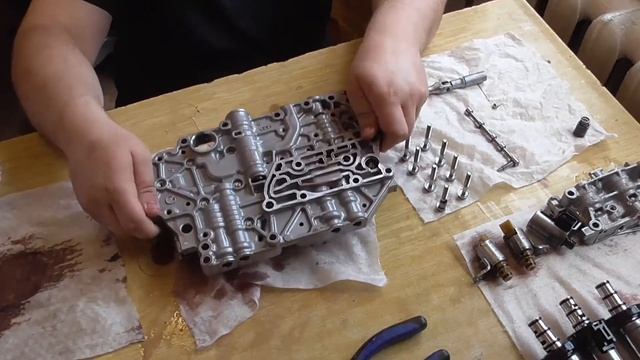 Разборка гидроблока АКПП FNR5 Mazda 6 GH 2007-2012 смотреть онлайн