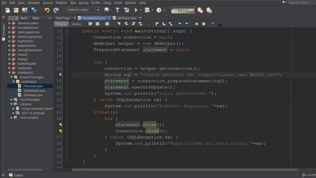 124) Update İle Verileri Güncellemek - Efsane Java Dersleri (JDBC) смотреть онлайн