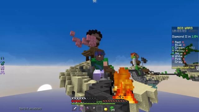 omg 700✫!?!?! wowzers haha || Hypixel Bedwars смотреть онлайн