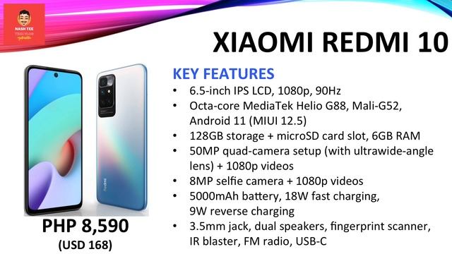 Smartphones w/ 6GB RAM Under PHP 10,000 | Specs & Price | Philippines | Q1 2022 (147) смотреть онлайн