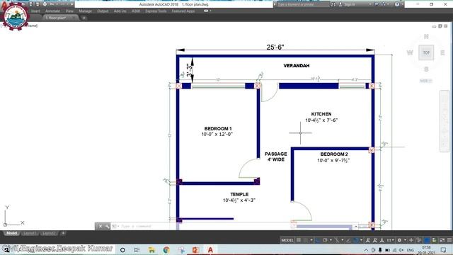 26 X 51 feet House Plan | 1326 sq ft Home Design | Ghar Ka Naksha | घर बनाने पर खर्च смотреть онлайн