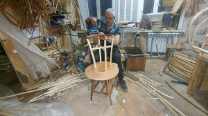 табурет своими руками, каркас плетёного табурета.