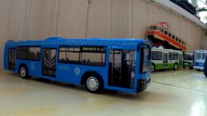 ЛиАЗ игрушка автобус синий 27 см