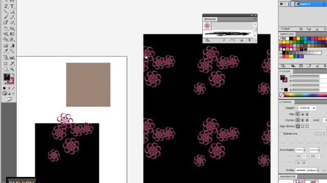 Adobe illustrator for fashion and textile design : Print for flat sketch thank you video FB Fans 2/ смотреть онлайн