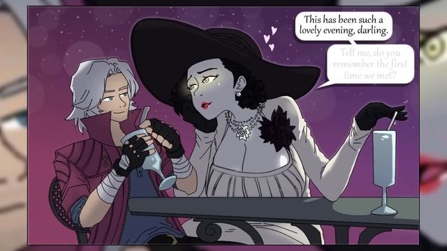 Dante's Date Night With Lady Dimitrescu| AmostheArtman comic dub смотреть онлайн