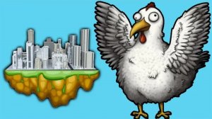 СУПЕР КУРИЦА съедает МУСОР и ГОРОДА  Мультик ИГРА Tasty Planet Forever